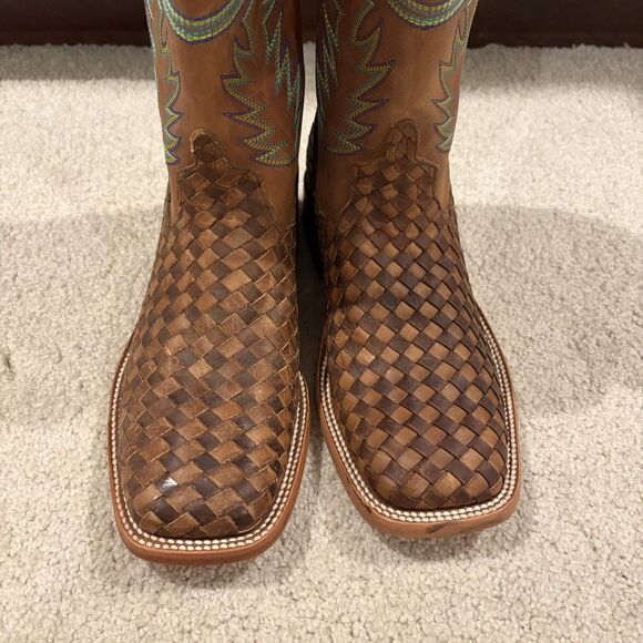 Try On Demo Horse Power Men’s Unbeweavable Western Boots Leather HP1758 Size 9.5 main image 5